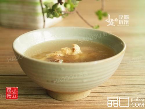 黑蒜鸡汤