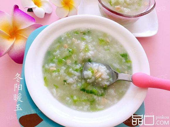 绿豆芽生菜瘦肉粥