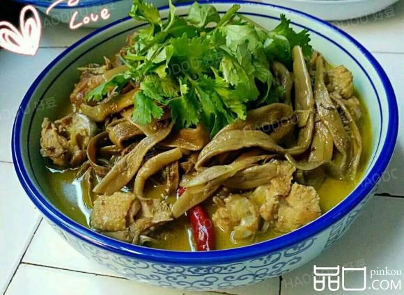 干豆角焖鸡
