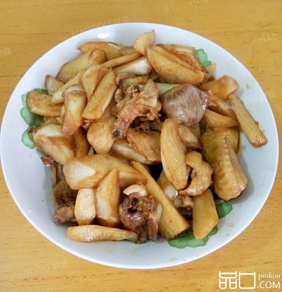 茭白烧鸡肉
