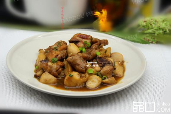 酱香鸡爆杏鲍菇
