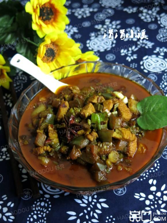 豇豆茄子肉丁炸酱卤