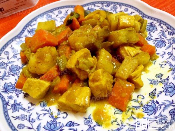 咖喱土豆茄子胡萝卜鸡