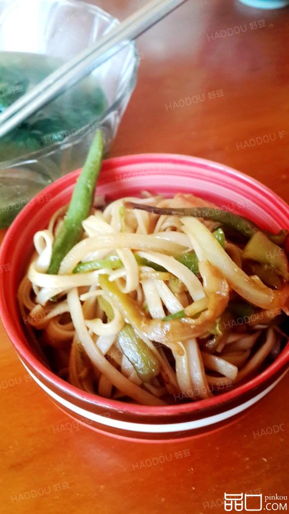 自创家常炒面