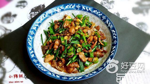 香辣韭菜炒鸡丁