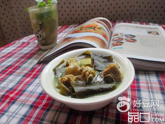 鸡肉煲海带