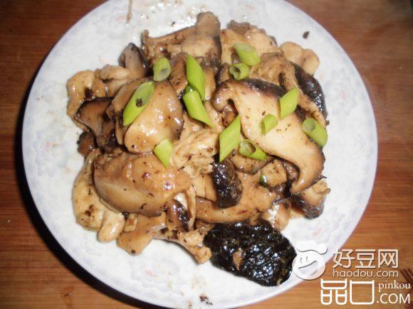 香菇鸡片
