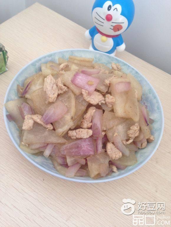 洋葱鸡肉白萝卜