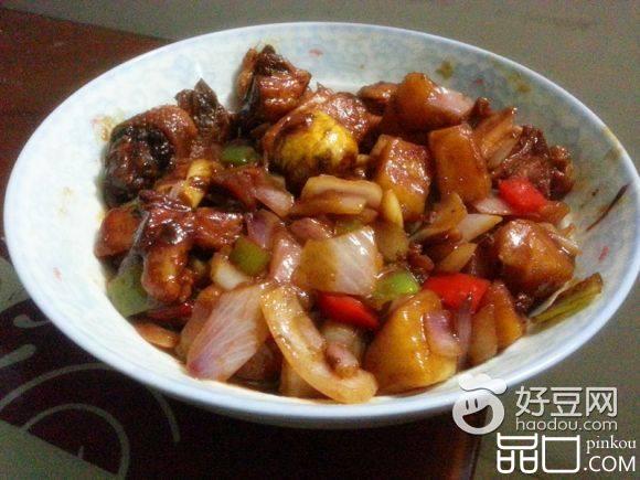 栗子薯仔焖鸡