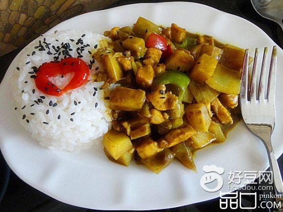鸡肉咖喱饭