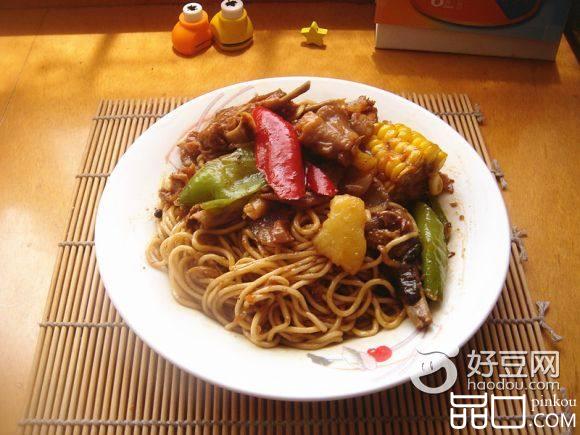 大盘鸡焖面