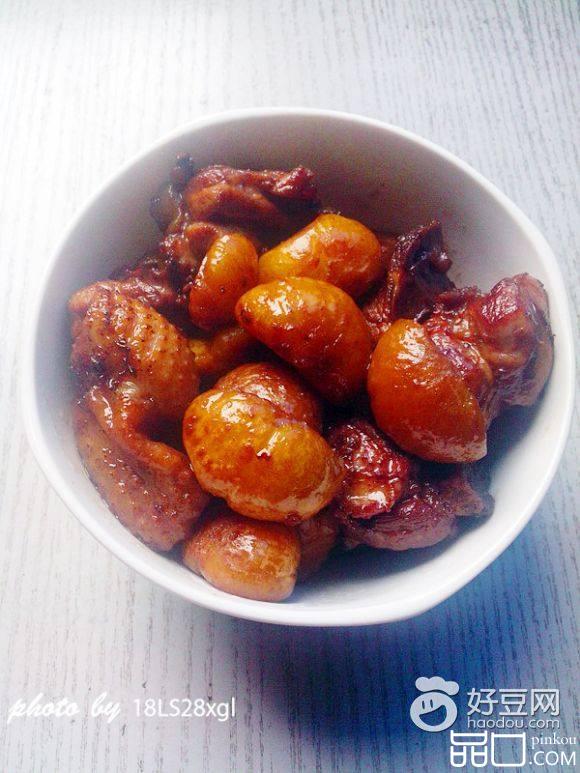 板栗红烧鸡肉