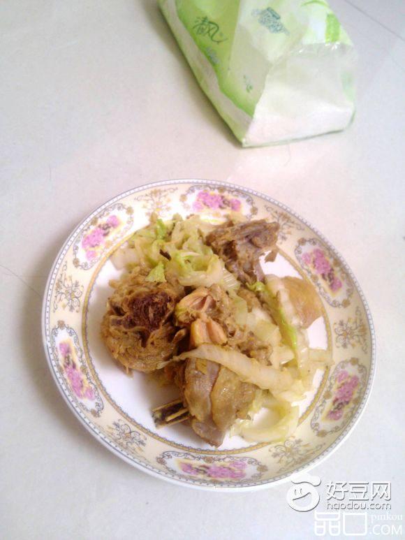 鸡肉炒白菜
