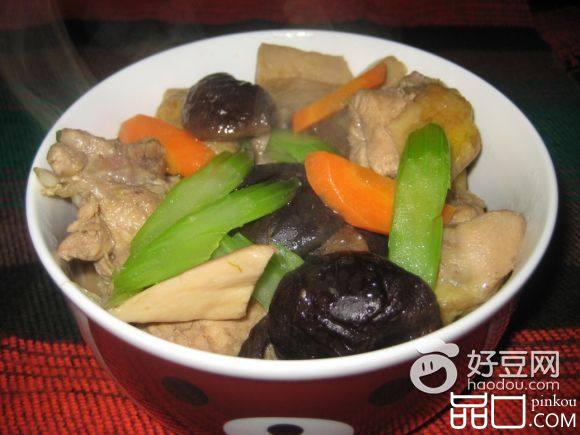 双菇炖鸡