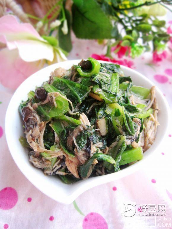鸡丝炒芥菜