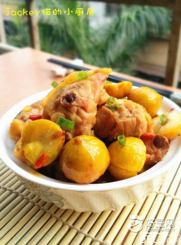 板栗蒸鸡