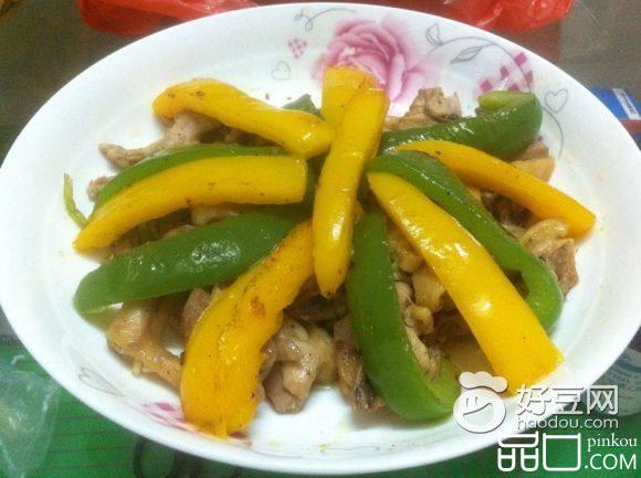 双椒爆鸡肉