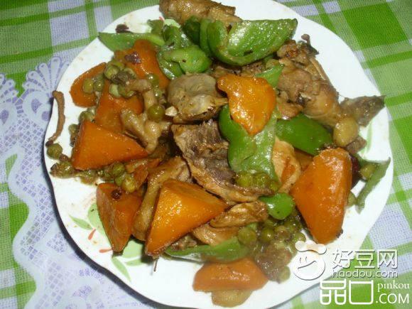 胡萝卜炒鸡