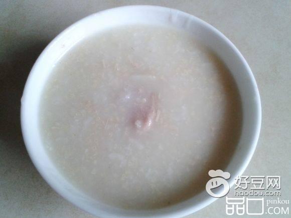 山药瘦肉双米粥