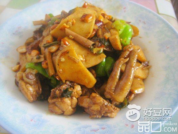 杏鲍菇炒鸡