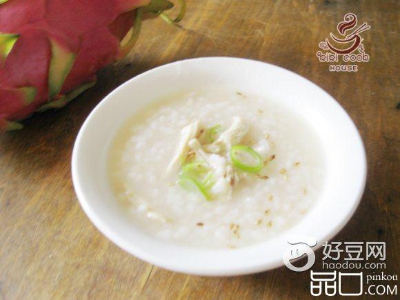 鸡丝锅巴粥