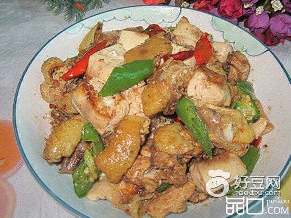 豆腐烧鸡