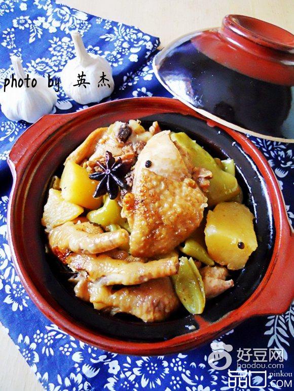 土豆鸡块炖豆角