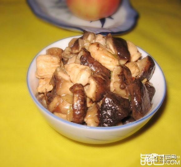 香茹炒鸡丁