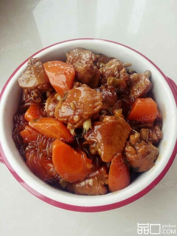 鸡翅胡萝卜炖粉条