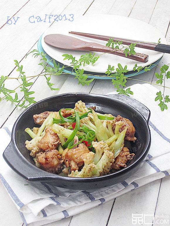 花菜焖鸡翅