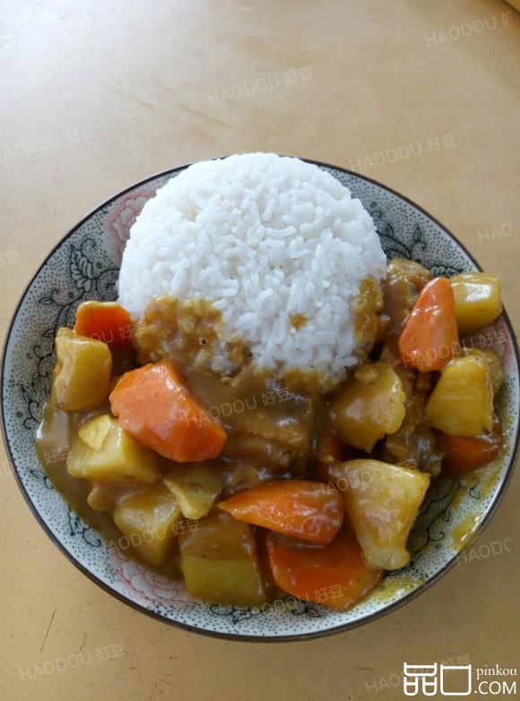 咖喱鸡翅饭