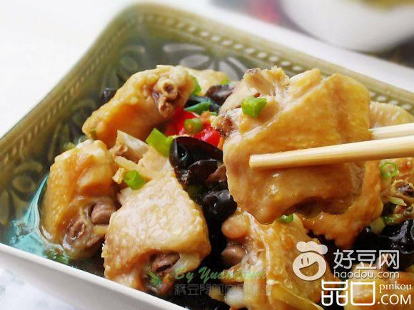 花菇木耳蒸鸡翅