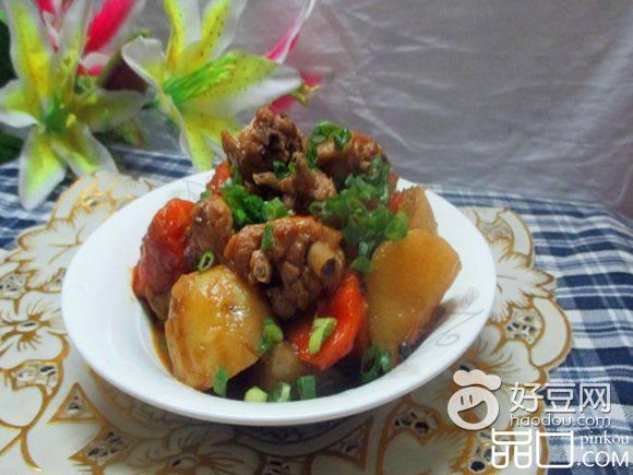 土豆萝卜烧鸡翅