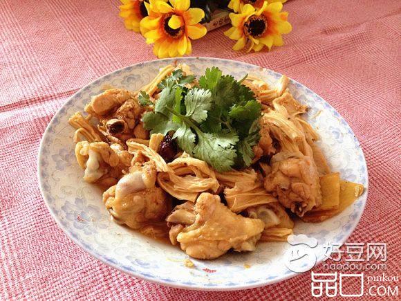 腐竹焖鸡翅