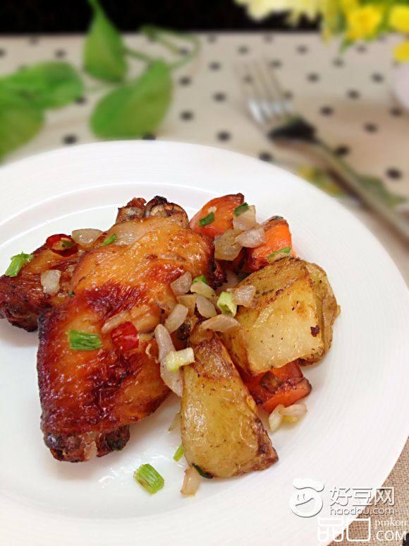 香炸薯角鸡翅