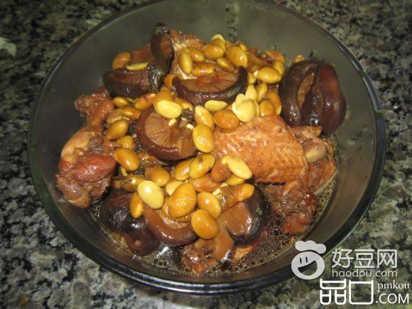 香菇毛豆烧鸡翅