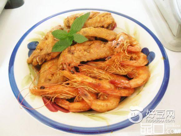 秘制五香干锅翅虾