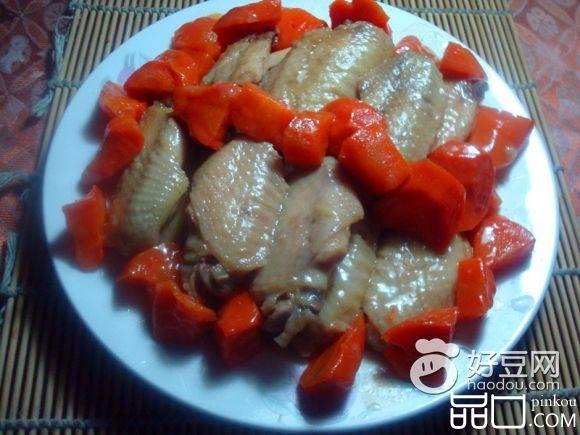 胡萝卜炖鸡翅