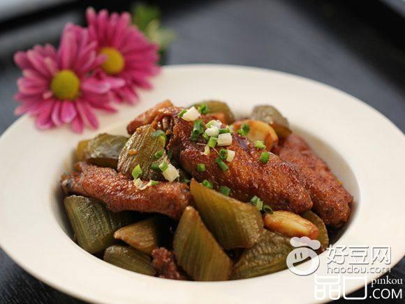 莴苣烧鸡翅