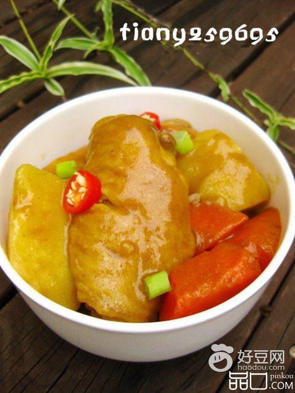土豆咖喱鸡翅