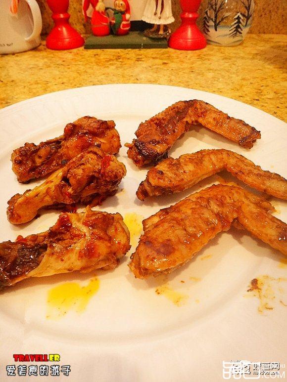 煎秘制酱鸡翅