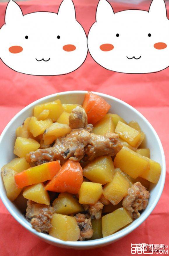 土豆荸荠烧鸡翅