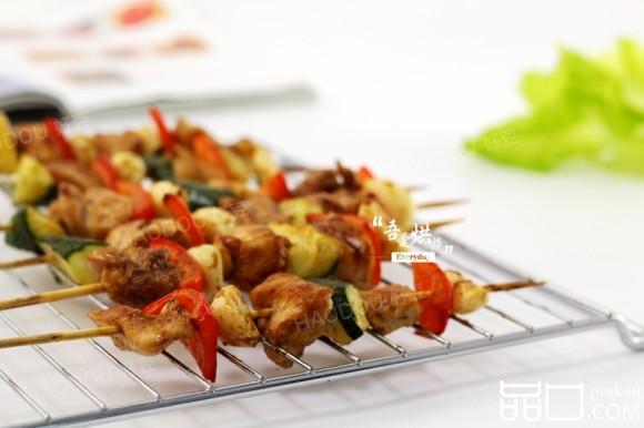 鸡腿杂蔬串