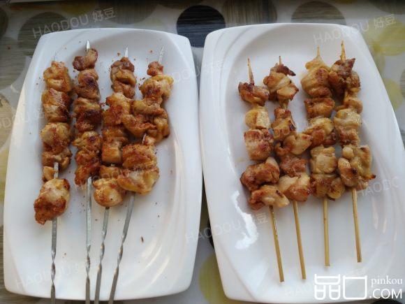 铁板奥尔良鸡肉串