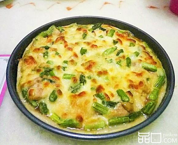 芦笋鸡肉披萨