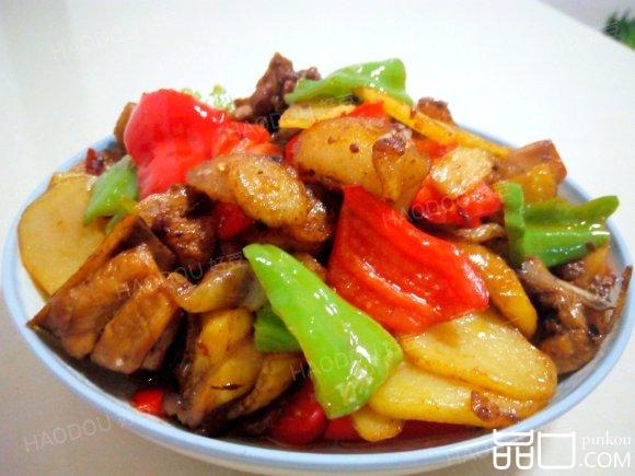 鸡肉炒年糕
