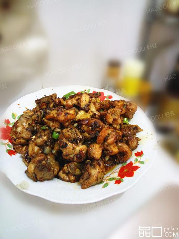 干煸鸡腿