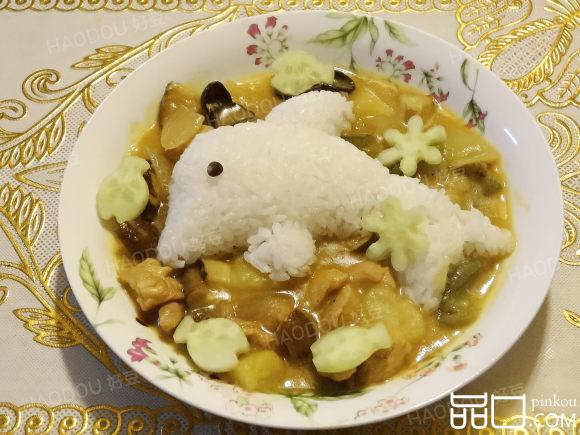 咖喱海豚餐盘