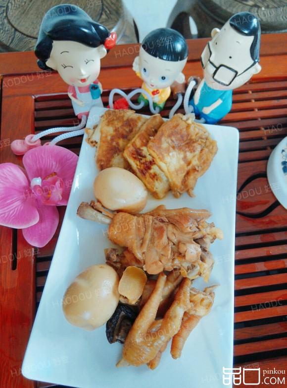 豆腐卤鸡腿鸡爪鸡蛋