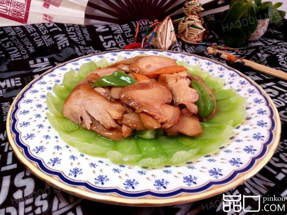 杏鲍菇炒鸡腿肉